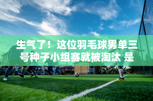 生气了！这位羽毛球男单三号种子小组赛就被淘汰 是石宇奇争夺金牌的竞争者之一