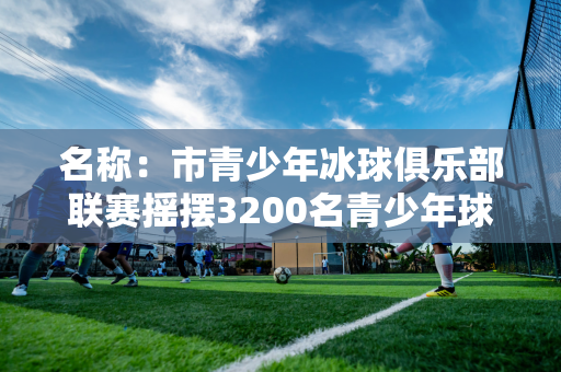 名称：市青少年冰球俱乐部联赛摇摆3200名青少年球员参加比赛