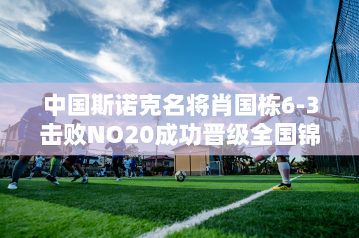 中国斯诺克名将肖国栋6-3击败NO20成功晋级全国锦标赛8强