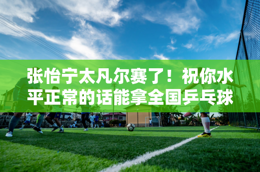 张怡宁太凡尔赛了！祝你水平正常的话能拿全国乒乓球冠军 和韩乔生相视一笑